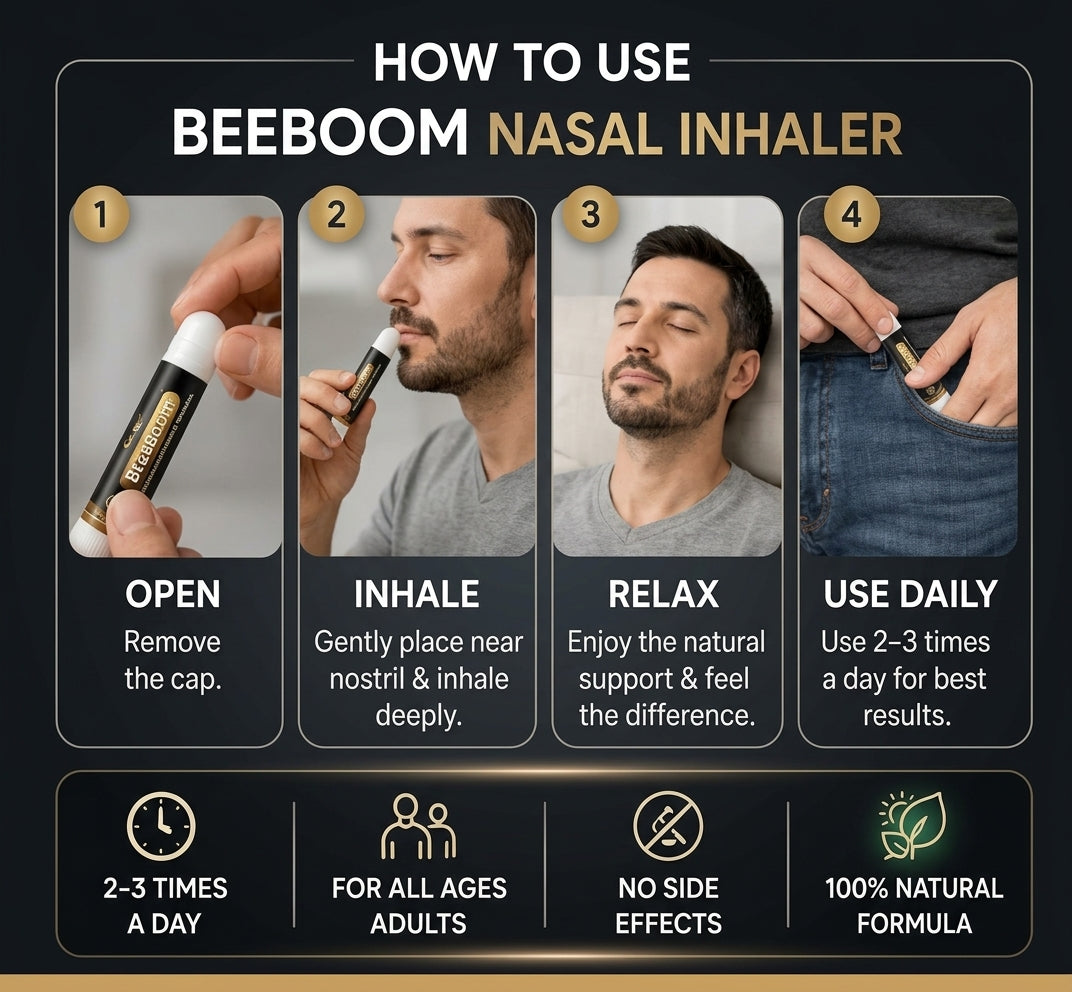 Oveallgo - BEEBOOM Nasal Inhaler for Prostate Wellness